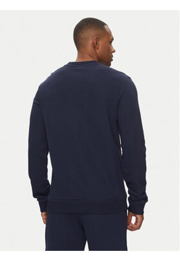 Reebok Bluza 100217146 Granatowy Regular Fit. Kolor: niebieski. Materiał: bawełna
