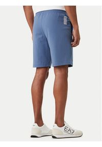 EA7 Emporio Armani Szorty sportowe 8NPS65 PJVRZ UB064 Niebieski Regular Fit. Kolor: niebieski. Materiał: bawełna. Styl: sportowy #3