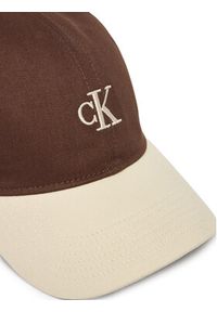 Calvin Klein Czapka z daszkiem Monogram Emb Colorblock Baseball LV04G5000G Brązowy. Kolor: brązowy. Materiał: bawełna #3
