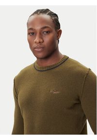 Aeronautica Militare Sweter 252MA1608UL00924 Zielony Regular Fit. Kolor: zielony. Materiał: wełna #4
