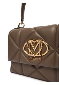 Love Moschino - LOVE MOSCHINO Torebka JC4112PP1OLC0203 Brązowy. Kolor: brązowy. Materiał: skórzane #4