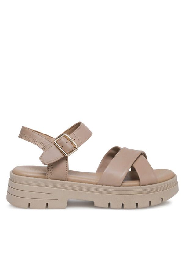 Lasocki Sandały CEO-WB-LINA-23 Beżowy. Kolor: beżowy. Materiał: skóra