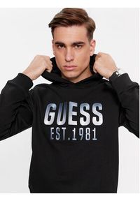 Guess Bluza M4RQ36 KBK32 Czarny Regular Fit. Kolor: czarny. Materiał: syntetyk, bawełna #3