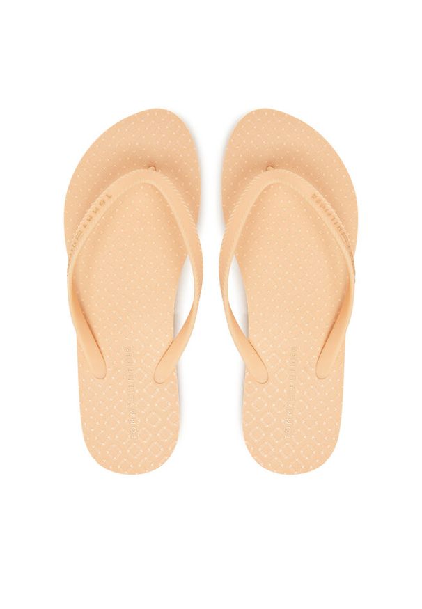 TOMMY HILFIGER - Japonki Tommy Hilfiger. Kolor: pomarańczowy