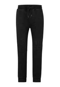BOSS - Boss Spodnie dresowe 50495288 Czarny Relaxed Fit. Kolor: czarny. Materiał: dresówka, bawełna