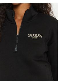 Guess Bluza V4BQ18 KCHX0 Czarny Regular Fit. Kolor: czarny. Materiał: syntetyk, bawełna #4