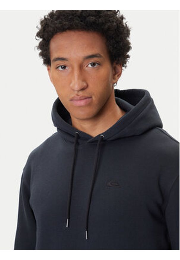 Quiksilver Bluza Salt Water Hoodie EQYFT05159 Czarny Regular Fit. Kolor: czarny. Materiał: bawełna