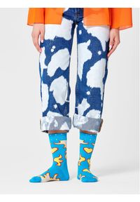 Happy-Socks - Happy Socks Skarpety wysokie unisex BLI01-0200 Niebieski. Kolor: niebieski. Materiał: materiał, bawełna #1