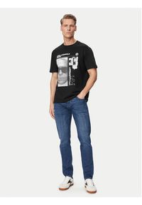 Karl Lagerfeld Jeans T-Shirt B2M17067 Czarny Regular Fit. Kolor: czarny. Materiał: bawełna #4
