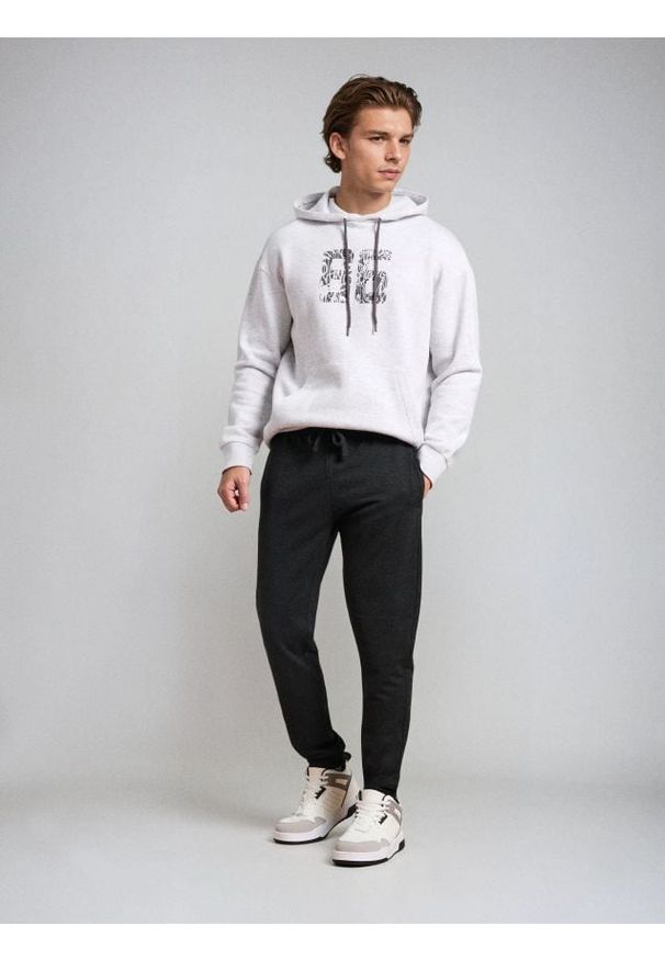 Sinsay - Spodnie jogger - szary. Kolor: szary