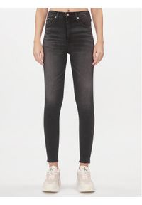 Calvin Klein Jeans Jeansy J20J222149 Czarny Super Skinny Fit. Kolor: czarny