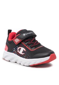 Sneakersy Champion Buzz B Td S32466-CHA-KK001 Nbk/Red. Kolor: czarny. Materiał: materiał