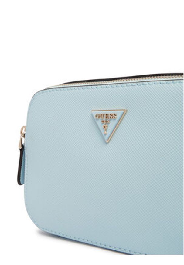 Guess Torebka Noelle II HWZG96 72140 Niebieski jasny. Kolor: niebieski. Materiał: skórzane