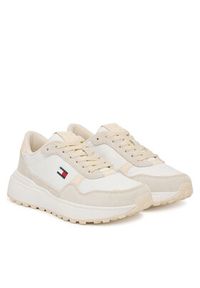 Tommy Jeans Sneakersy Modern Runner Mix EN0EN03100 Biały. Kolor: biały. Materiał: zamsz, skóra #2