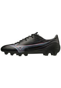 Buty piłkarskie męskie Mizuno Alpha Select Fg. Kolor: czarny. Materiał: syntetyk, tkanina, materiał. Sport: piłka nożna