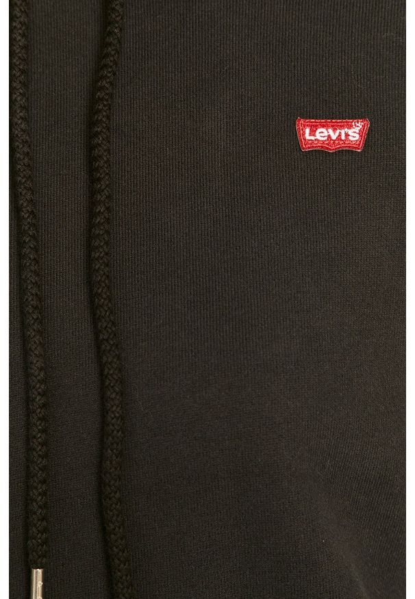 Levi's® - Levi's - Bluza bawełniana. Okazja: na spotkanie biznesowe. Kolor: czarny. Materiał: bawełna. Styl: biznesowy