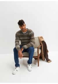 bonprix - Kurtka z imitacji skóry z podszewką ze sztucznego kożuszka. Kolor: brązowy. Materiał: skóra. Długość: krótkie #2