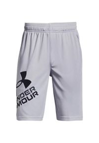 Spodenki krótkie chłopięce Under Armour Prototype 2.0 Logo Shorts. Kolor: szary. Długość: krótkie #1