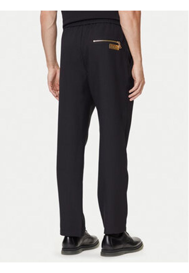 Versace Jeans Couture Spodnie materiałowe 79GAA100 N0136 Czarny Regular Fit. Kolor: czarny. Materiał: syntetyk