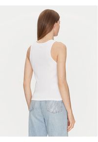 TwinSet - TWINSET Top 251TP2550 Biały Slim Fit. Kolor: biały. Materiał: bawełna #4