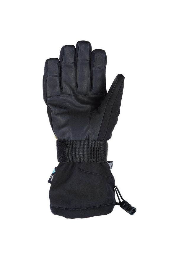 Rękawice snowboardowe unisex Viking Encore z ochraniaczem. Kolor: czarny. Sport: snowboard