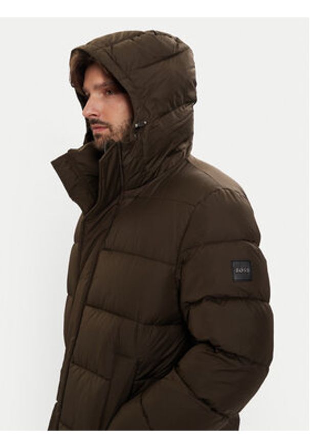 BOSS Kurtka zimowa H-Cenuto 50540474 Brązowy Regular Fit. Kolor: brązowy. Materiał: syntetyk. Sezon: zima