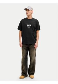 Jack & Jones T-Shirt Club 12289868 Czarny Relaxed Fit. Kolor: czarny. Materiał: bawełna #6