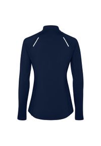 ROLY - Bluza Z Długim Rękawem Dla Pań I Panów Estambul Quarter Zip. Kolor: niebieski. Długość rękawa: długi rękaw. Długość: długie