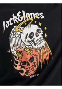 Jack & Jones T-Shirt Seven Skull 12262491 Czarny Regular Fit. Kolor: czarny. Materiał: bawełna #5