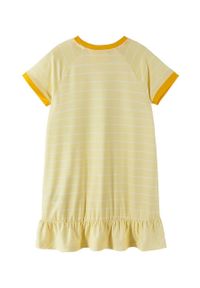 Reima sukienka dziecięca Tuulonen kolor żółty mini oversize. Kolor: żółty. Materiał: materiał, włókno. Długość rękawa: krótki rękaw. Typ sukienki: oversize. Długość: mini #2