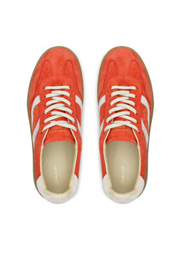 GANT - Gant Sneakersy 30533978 Pomarańczowy. Kolor: pomarańczowy. Materiał: zamsz, skóra