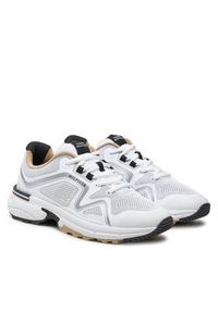 TOMMY HILFIGER - Tommy Hilfiger Sneakersy M Runner Tech Knit FM0FM05109 Biały. Kolor: biały. Materiał: materiał #5