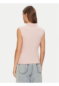Guess Jeans Polo W5GP24 KCYR1 Beżowy Regular Fit. Typ kołnierza: polo. Kolor: beżowy. Materiał: bawełna