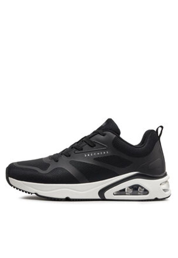 skechers - Skechers Sneakersy Tres-Air Uno-Revolution-Airy 183070/BLK Czarny. Kolor: czarny. Materiał: materiał