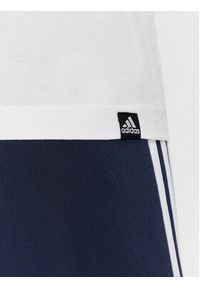Adidas - adidas T-Shirt HY1338 Biały Regular Fit. Kolor: biały. Materiał: bawełna #3