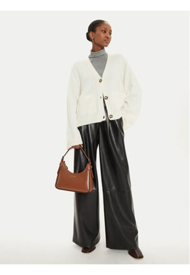 Gina Tricot Kardigan 23731 Écru Relaxed Fit. Materiał: syntetyk