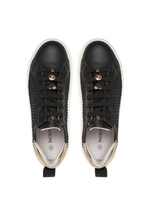 Patrizia Pepe Sneakersy PPJ308.31 Czarny. Kolor: czarny. Materiał: materiał