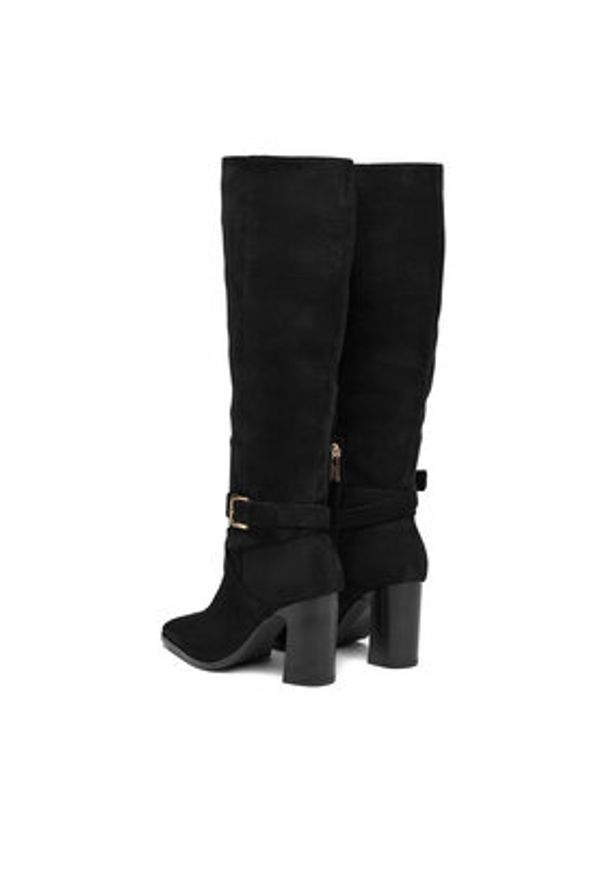 Jenny - JENNY Kozaki CEO-HY2516-1 Czarny. Kolor: czarny. Materiał: materiał