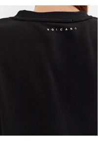 Volcano Bluza B-Elena L01058-W24 Czarny Regular Fit. Kolor: czarny. Materiał: bawełna