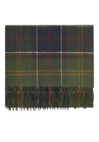Barbour Szalik Dramside Reversible USC0401TN11 Zielony. Kolor: zielony. Materiał: wełna, materiał