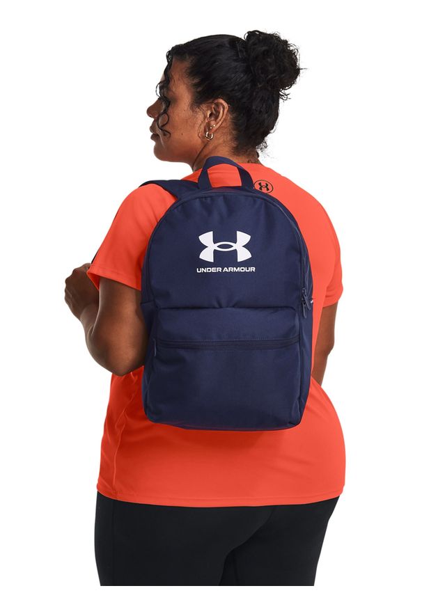 Plecak miejski uniseks Under Armour UA Loudon Lite Backpack - granatowy. Kolor: niebieski. Materiał: poliester