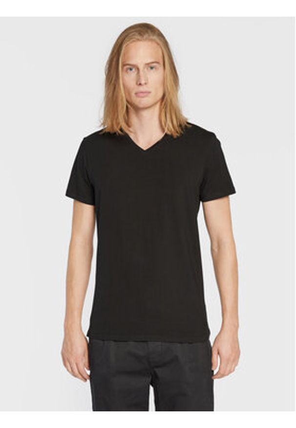 Blend Komplet 2 t-shirtów Dinton 701996 Czarny Slim Fit. Kolor: czarny. Materiał: bawełna