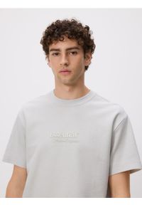 Reserved - T-shirt regular z bawełny - jasnozielony. Kolor: zielony. Materiał: bawełna #1