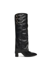 Guess Kozaki FLFGAR ELE11 Czarny. Kolor: czarny. Materiał: skóra