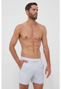 Hollister Co. szorty kąpielowe kolor niebieski. Kolor: niebieski. Materiał: tkanina #1