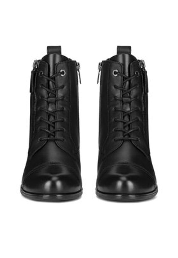 Go Soft Trzewiki EST-GUSTA-05 Czarny. Kolor: czarny. Materiał: skóra