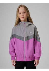 4f - 4F Kurtka przejściowa dziewczęca - różowa 146 (10-11 lat). Kolor: fioletowy. Materiał: materiał. Sezon: lato #1
