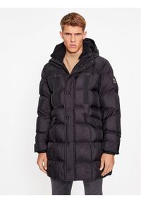 BOSS Płaszcz zimowy Olomi 50498233 Czarny Regular Fit. Kolor: czarny. Materiał: syntetyk. Sezon: zima