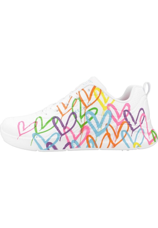 skechers - Tenisówki Skechers Model Uno Lite Kolor Biały. Kolor: biały. Materiał: materiał, syntetyk. Szerokość cholewki: normalna. Sport: turystyka piesza