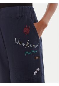 Weekend Max Mara Jeansy Lotus 2525136011 Granatowy Wide Leg. Kolor: niebieski #4